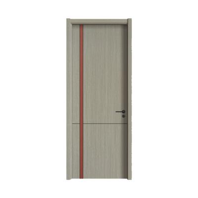 China Sound Insulation Customization House Interior Wood Door Melamine Mdf Hotel Door Soundproof Bedroom Door for sale