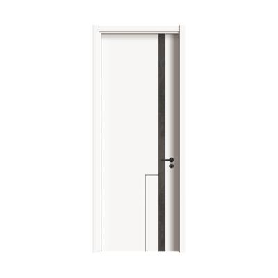 China Sound Insulation Wholesale Price Home Interior Wooden Door Modern Melamine Bedroom Door for sale