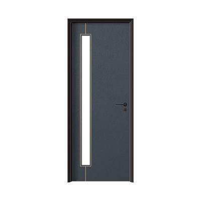 China Sound Insulation Manufacturer Latest Modern Simple Design Wood House Interior Doors MDF Hotel Room Wood Melamine Door for sale