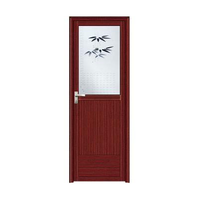 China Factory wholesale price exterior door swing waterproof aluminum frosted glass doors for sale