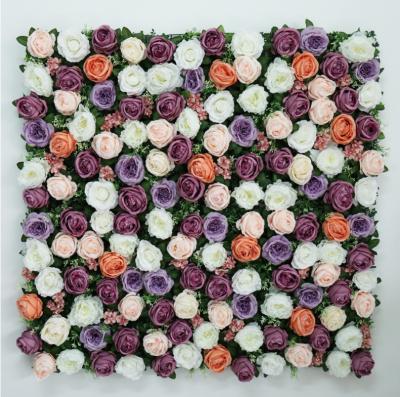 China Eco - Friendly Wholesale Custom Colorful Flower Wall Panel Backdrop Decoration Supplies for sale