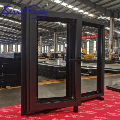 China New Design AS2047 NFRC Standard Folding Screen Aluminum Aluminum Bi-Folding Bifold Window for sale