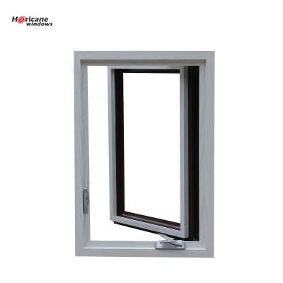 China Folding Screen NFRC AS2047 Standard Gray Aluminum Casement Double Glazed Windows for sale