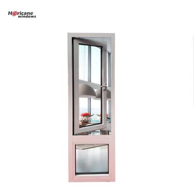 China Cheap Folding Thermal Screen Florida Approval Break Aluminum Alloy Storm Casement Windows With Screen for sale