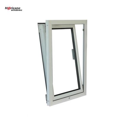 China Folding Screen NFRC AS2047 Standard Soundproof Aluminum Tilt And Turn Windows With Screens for sale