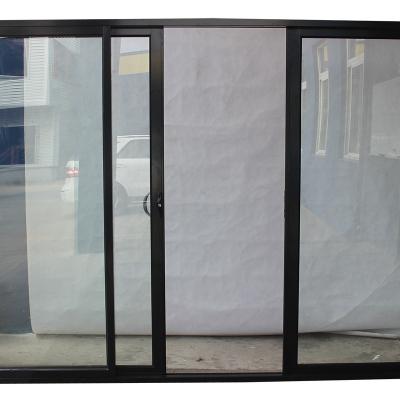 China China Supply New Design Superhouse Modern Triangle Window Sliding Accordion Aluminum Sight Glass Sliding Doors for sale