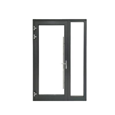 China Modern superhouse used exterior doors for sale residential uneven aluminum double hinged door for sale