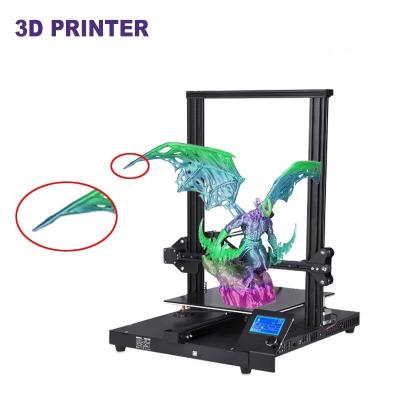 China FDM Low Price Desktop Metal Profile 3d Printer 1.75mm ABS for sale