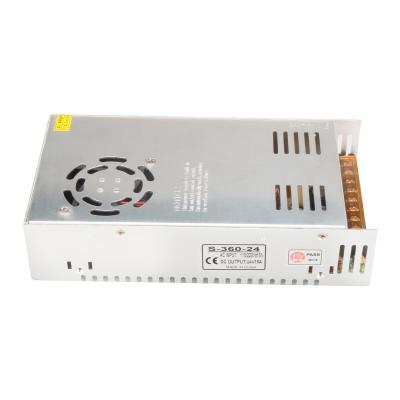 China Metal DC 24V 15A Universal Regulated Switching Power Supply 360W For 3D Printer for sale