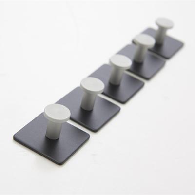 China High Quality Modern Kitchen Bathroom Decorative Self Adhesive Wall Clothes Metal Hook for sale