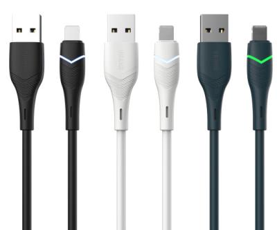 China LED Lighting Fast Charging LED Lighting Data Cable USB Cord Fast Charger For iPhone for sale