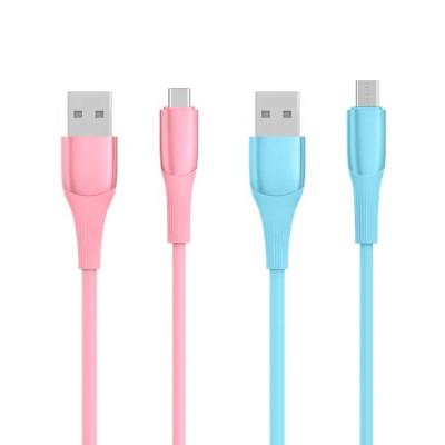 China Charge + Sync Macaron Customized Aluminum Alloy USB Data Cable For Android Phone Charging Iphone for sale