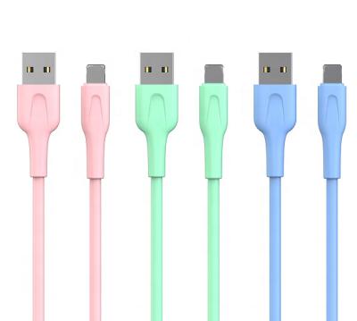 China High Speed ​​Data Transfer Macaroon OEM 1M USB Cable Charger Mobile Phone Cables mp3/mp4 player cable for sale