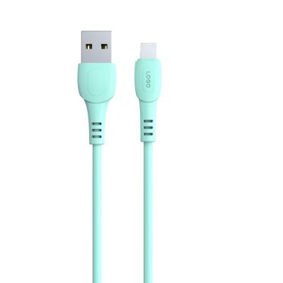 China 2.4a Multi Function Data Transfer Cable Factory 1M Cable PVC Data Cables Super Fast Charging USB Data Cable For iPhone for sale