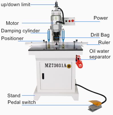 China Factory Woodworking Cabinet Single Head Hole Hinge Drilling Machine For Wood Furniture for sale