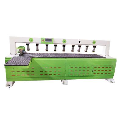 China High Quality Solid Wood CNC Wood Side Hole Panel Drilling Machine For Interlocking Furniture for sale