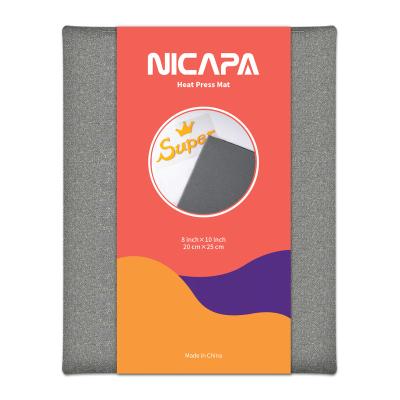 China Fabric Nicapa Vinyl Heat Transfer Insulation Heat Press Mat Heat Press Machine 8X10 Inch for sale