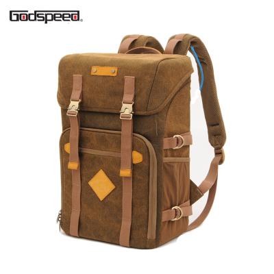 China Outdoor Durable Brand New Durable Canvas Camera Bag China Design Bag Photography Backpack Daily Bag for sale