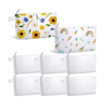 China Fashion wholesales customize logo promotional eco-friendly fashionable white natural cotton cosmetic bag for women for sale