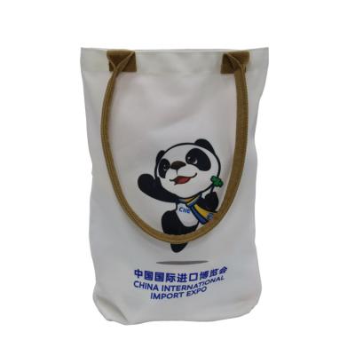 China New Arrivals Hot Sale Custom Handled Logo Fashionable Eco Friendly Cotton Tote Bag Canvas Square Tote Bag for sale