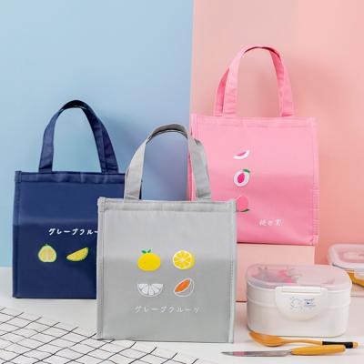 China Children Waterproof Eco-friendly Cute Cartoon Colorful Printing Thermal Insulation Tote Cooler Lunch Bag for sale