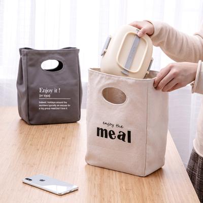 China Custom Eco Friendly Biodegradable Reusable Tote Canvas Plain Lunch Cotton Bag for sale