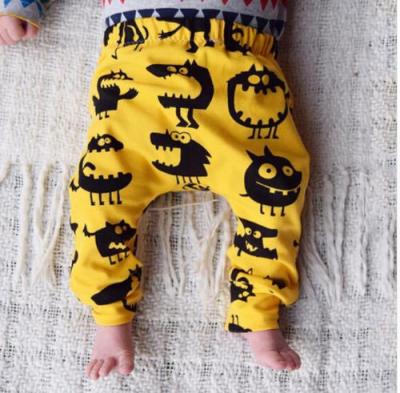 China Baby Boy Newborn Cotton Anti-pilling Pants Infant Loose Harem Bottom Pants for sale