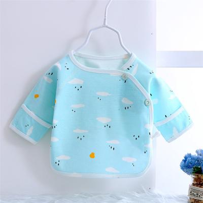 China Summer Eco-friendly Sales Of High Quality Cotton Baby Clothes Cute And Comfortable New Baby Half - Back Tops for sale