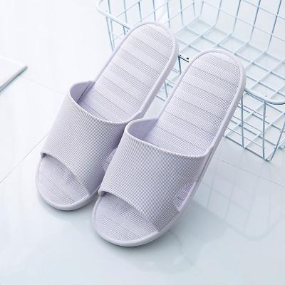 China Cheap Eco-Friendly Couple Color Slippers Factory PVC Outsole Lightweight Bath Slippers for sale