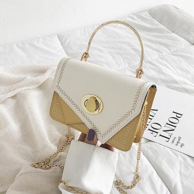 China New Women Messenger Bag Fashion Chain Bag Fashionable Hot Selling Small Square Shoulder Bag for sale