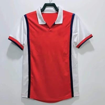 China Sets Wholesale custom quick dry classic retro football shirts youth men's uniforms hot sublimation retro football jerseys for sale