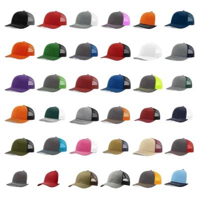 China Breathable & Waterproof Custom embroidered logo fashion blank cap Plain Net baseball sports cap Trucker cap for sale