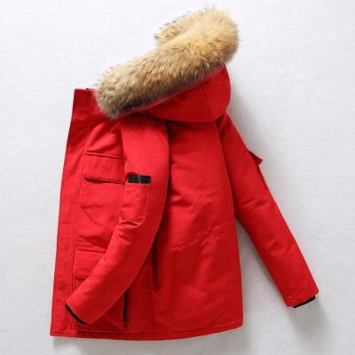 China Waterproof Custom Canadian style men's goose down jacket Outdoor Quality Winter Jacket New jacket Outdoor coat for sale