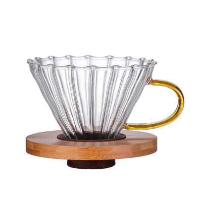 China Sustainable Manufacturers Selling Custom Coffee Filter Pots Hand-Blown Heat Resistant Sharing Pots for sale