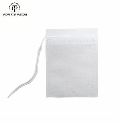 China 100% Biodegradable White Color Tea Filter Bags Disposable Clear Nonwoven Corn Fiber Tea Bag Packaging Private Label Tea Bags for sale