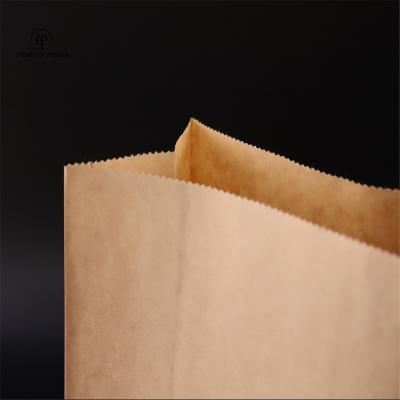 China Reusable / Biodegradable Reusable / Biodegradable Packaging Container Fruit Bakery Oil Proof Bread Bread Kraft Paper Bag Wholesale for sale