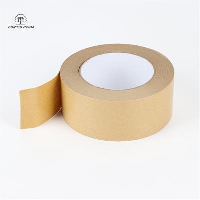 China Kraft Paper Eco Friendly Biodegradable Kraft Paper Package Tape Reinforced Custom Printed Gummed Paper Tape Kraft Paper for sale