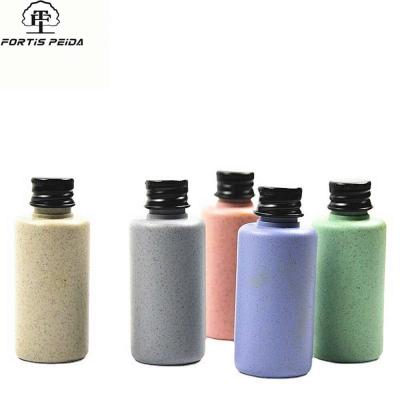 China Cosmetic Environmental Protection Straw Biodegradable Plastic Shampoo Bottle New Products 30ml 40ml for sale