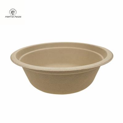 China Biodegradable Disposable Food Sugarcane Pulp Round Bowl Supplier In China for sale