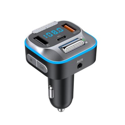 China New Design Car FM Transmitter BT 5.0 Charging Bluetooth Car Kit AUX Stereo Play Music Calls AGETUNR T73 MP3 Player. Quick Handsfree Dual Port Adapter Handsfree for sale