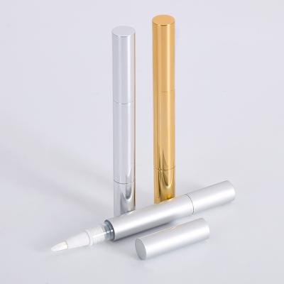 China Wholesale 2ml twist rose gold aluminum empty twist cosmetic packaging tube for lip gloss for sale