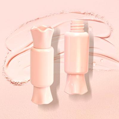 China Private Cosmetic New Arrival Empty Lip Gloss Tube Container With Brush for sale