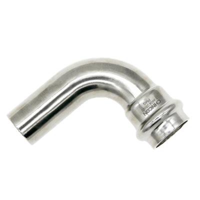 China Traditional Stainless Steel Press Fitting 90 Degree MF ELBOW for sale