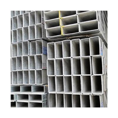 China DIN EN 10208  Galvanized Steel Rectangular Tube 16Mn Hot Dip Galvanized Pipe for sale