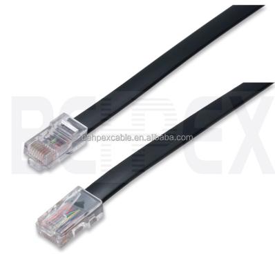 China PE LSZH Extra Flat PVC UTP Cat6 Cable 8 Pin Cable With High Quality for sale