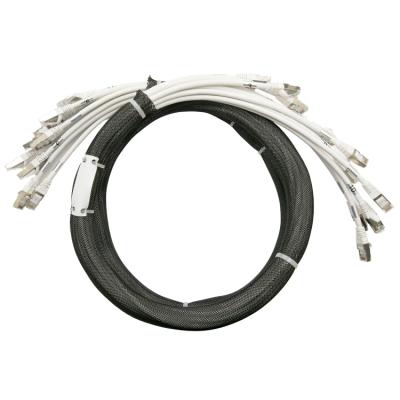 China 26AWG Cat.6a S/FTP Trunk Cable Bundle RJ45 Bare Copper Stranded Pre-terminated Telecommunication Cable for sale