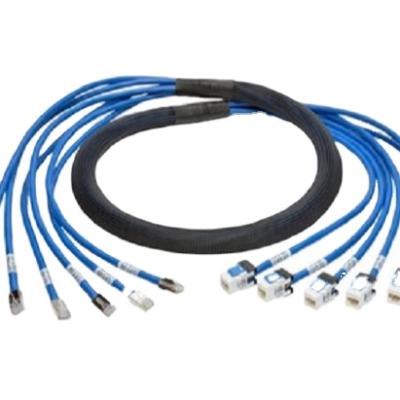 China Pre-terminated Cat6a 26AWG S/FTP Trunk Cable Cat6a S/FTP for sale