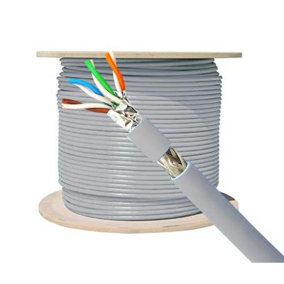 China 100% Solid Bare Copper LAN High Speed ​​Cable CAT8 Ethernet Installation Pure Copper Cable 23AWG 100m 305m 500m for sale