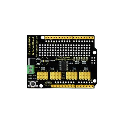 China For Arduino R3 controller keyestudio 16 channel servo motor drive shield for Arduino for sale