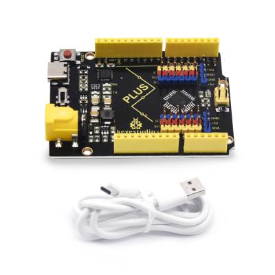 China For Arduino UNO Board Keyestudio PLUS Development Board Type C For Arduino UNO Board for sale